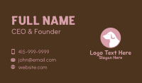 Labrador Vet Silhouette Business Card