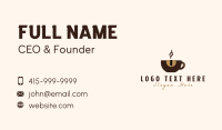 Piano Coffee Shop  Business Card