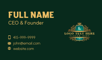 Garden Shield Crown Business Card