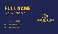 Yellow Business Card example 2