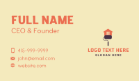 Paint Roller House Business Card