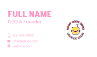 Cute Robot Wink Business Card