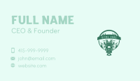 Gardener Lawn Mower Grass Cutting Business Card Image Preview