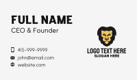 Zoo Lion Business Card