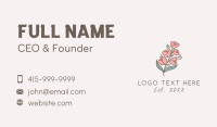 Botanical Flower Garden Business Card Design