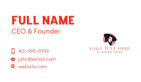 Hat Beauty Fashion Business Card