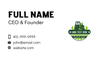 Agriculture Mountain Tractor Business Card