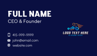 Paralympic Long Jump Sports Business Card