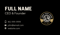 Earth Continent Geography Business Card