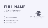 Swoosh Wave Agency Business Card Design