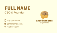 Brown Pet Dog Chat Business Card