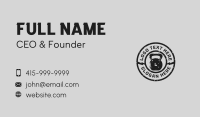 Fitness Barbell Gym Business Card