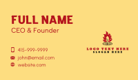 Chicken Barbeque Grill Business Card Design