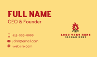 Chicken Barbeque Grill Business Card