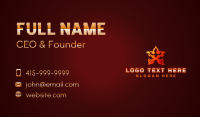 Star Flame Gaming Business Card Design