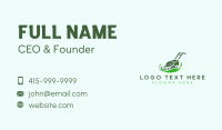 Lawn Gardener Landscaping Business Card