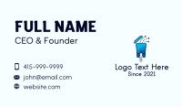 Star Drinking Cup Business Card