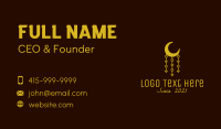 Muslim Moon Decoration Business Card