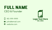 Green Home Fixture  Business Card