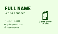 Green Home Fixture  Business Card