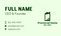 Green Home Fixture  Business Card Image Preview