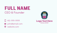 Jam Container Jar  Business Card