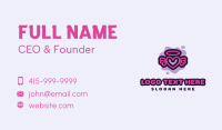 Graffiti Scribble Heart Halo Business Card