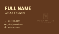 Home Builder Construction Firm Business Card