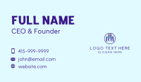 Center Business Card example 2