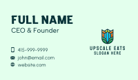 Agriculture Building Letter U Business Card Image Preview