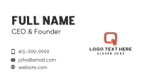 Hangtag Business Card example 1