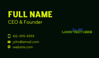 Late Night Business Card example 4