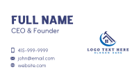 House Angle Ruler Hammer Business Card Design