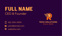 Meteor Letter R Business Card