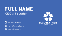 Blue Star Business Card example 1