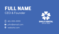 Blue Star Business Card example 1