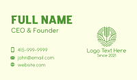 Line Art Wheat Valley Business Card