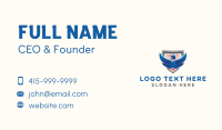American Eagle Wings Shield Business Card