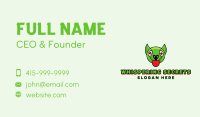 Green Goblin Head Business Card Image Preview