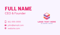 Colorful Cube Software Business Card