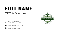 Shovel Landscaping Lawn Business Card