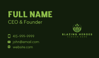 Leaf Organic Landscaping Business Card Image Preview