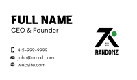 Black House Business Card example 2