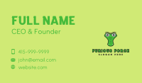 Crocodile Head Business Card Image Preview