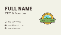 Mountain Peak View Business Card