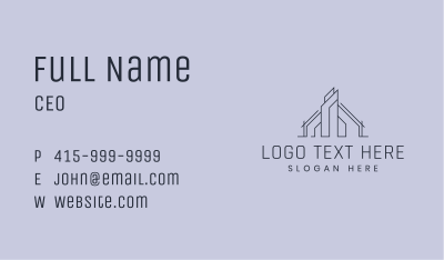 Architecture Infrastructure Building Business Card