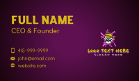 Graffiti Skull Paint  Business Card