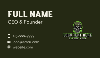 Army Skull Gaming Business Card Design