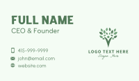 Human Healthy Tree Lifestyle Business Card Design
