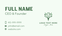 Human Healthy Tree Lifestyle Business Card